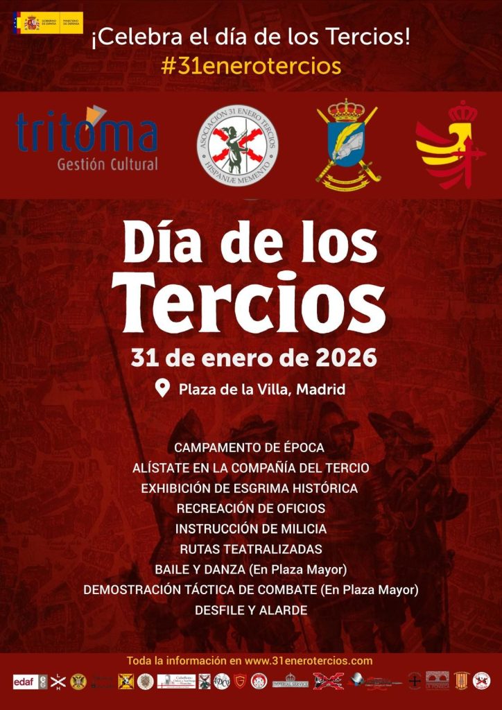 Día de los Tercios 2026 en la Plaza de la Villa, Madrid | Recreación histórica