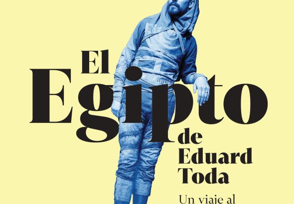 Cartel de la visita virtual El Egipto de Eduard Toda en el Museo Arqueológico Nacional de Madrid