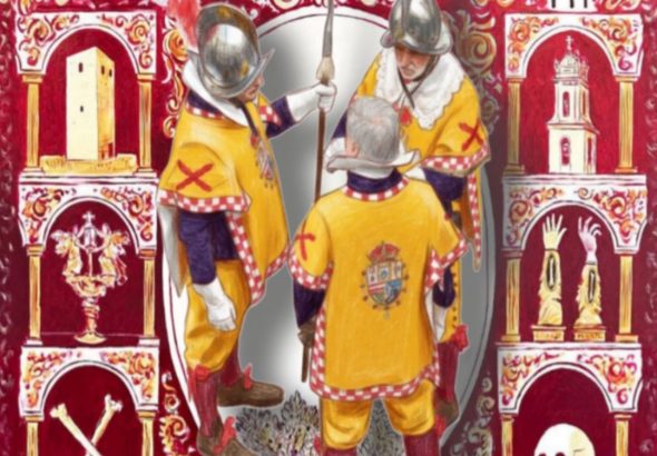 Cartel del Barroco de Olivares 2026 con recreación de soldados de los Tercios españoles