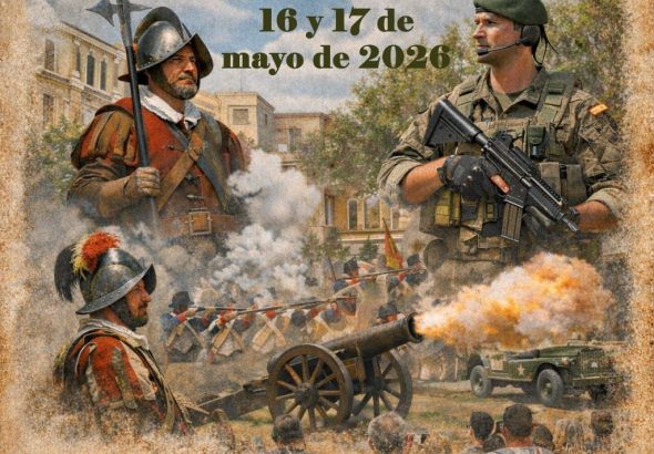 Cartel Museo Vivo 2026 en el Museo Histórico Militar de Valencia con recreación histórica militar
