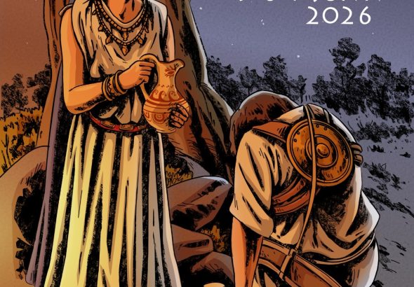 Cartel oficial de la Iberfesta 2026 en Olocau Valencia con recreaciones históricas íberas