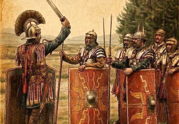 Cartel oficial de Arija Romana 2026 con programación de recreación histórica romana en Burgos