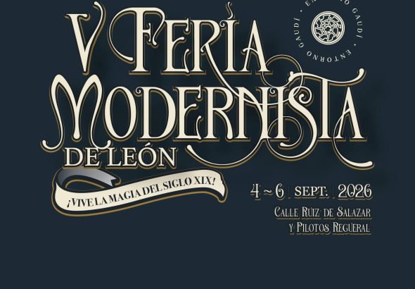 Feria Modernista de León 2026 junto a Casa Botines Gaudí