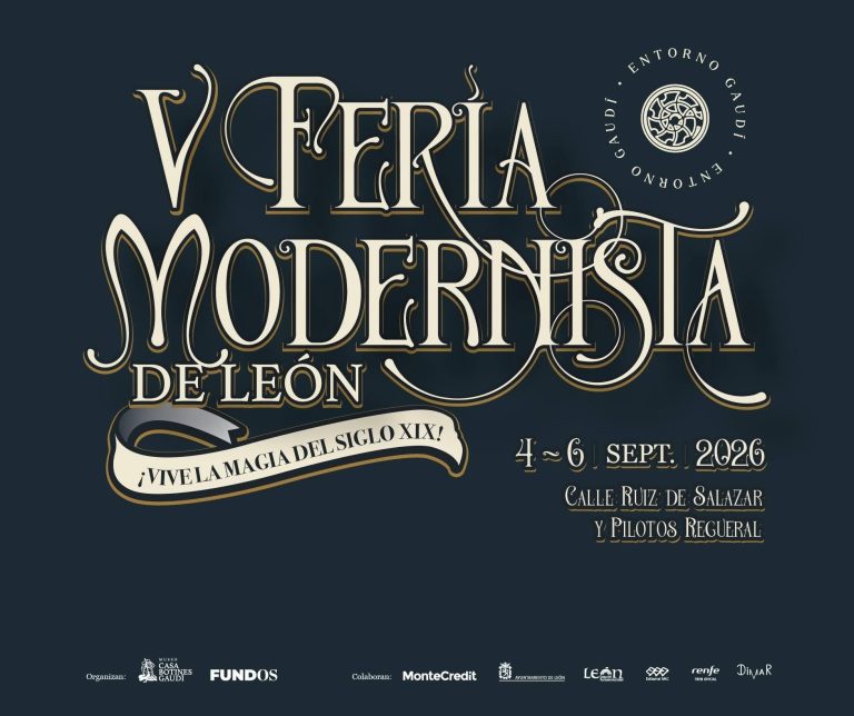 Feria Modernista de León 2026 junto a Casa Botines Gaudí