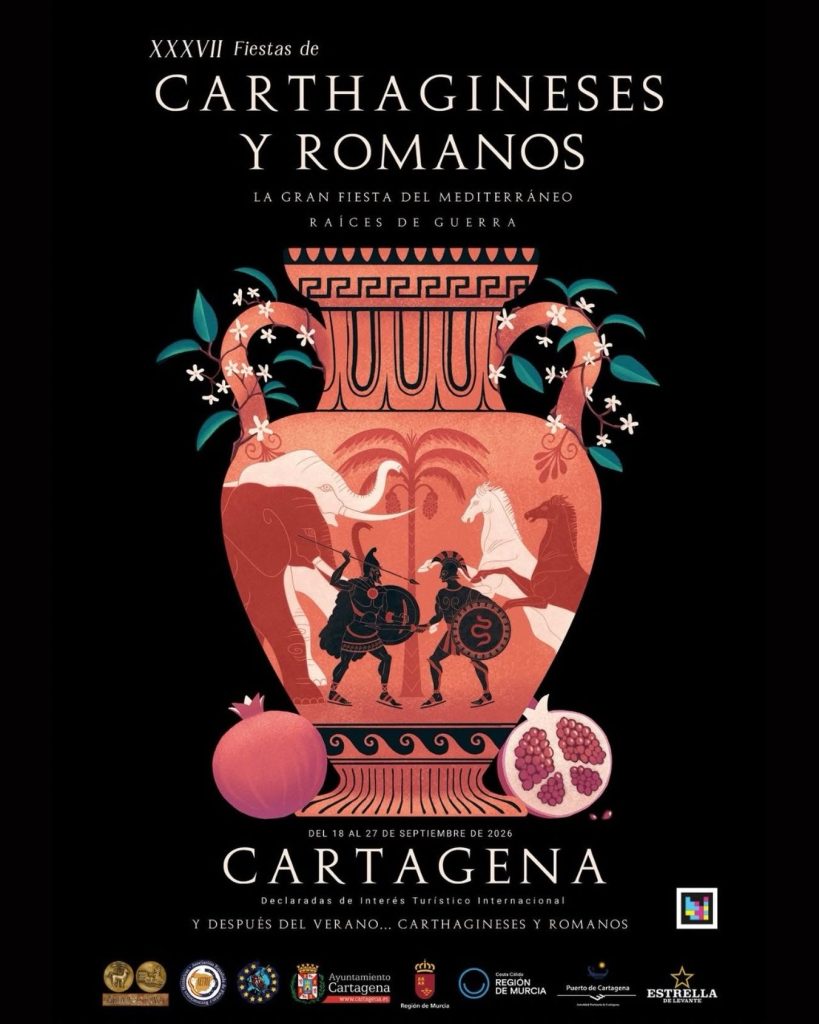 Cartel oficial de Carthagineses y Romanos 2026 en Cartagena
