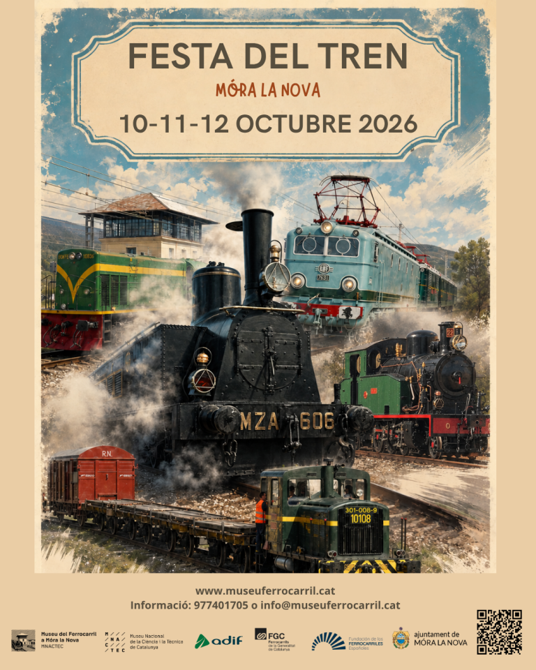 Fiesta del Tren 2026 en el Museo del Ferrocarril de Móra la Nova