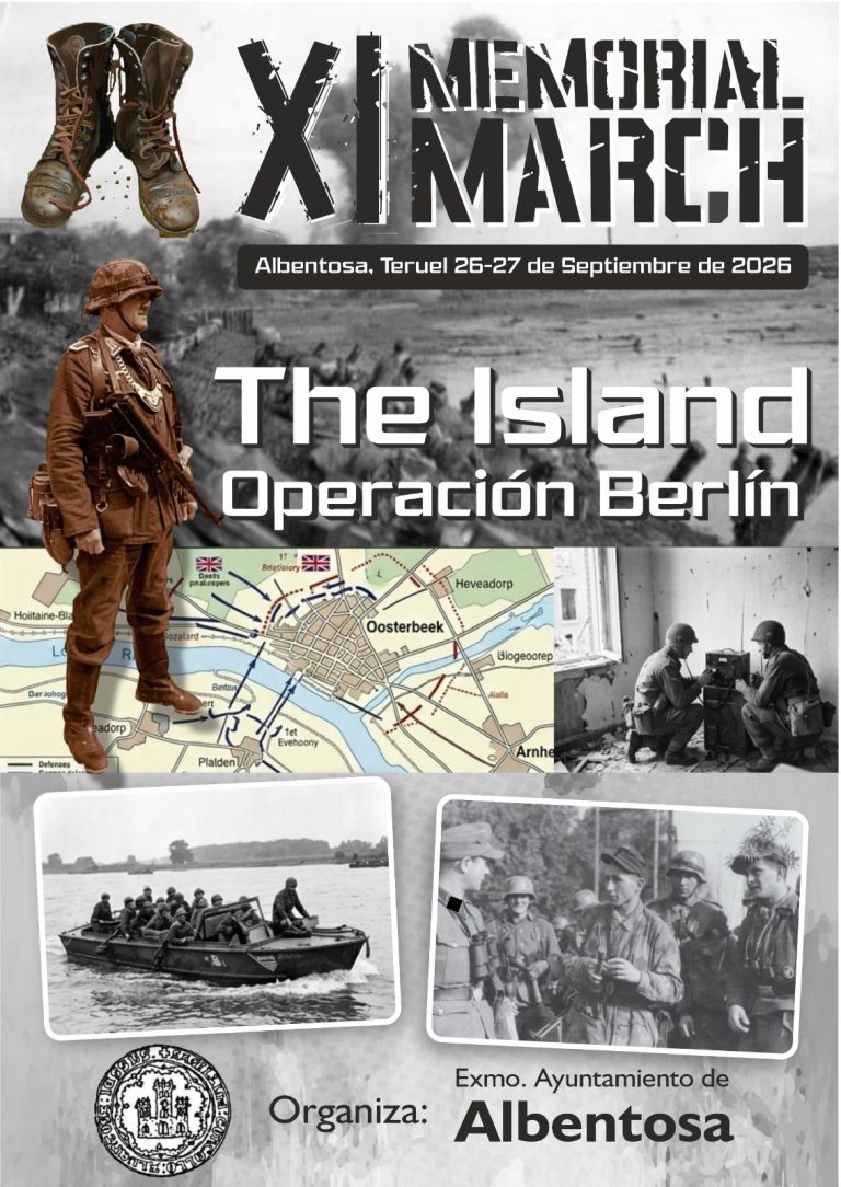 XI Memorial March 2026 en Albentosa, Teruel, recreación histórica de la Segunda Guerra Mundial
