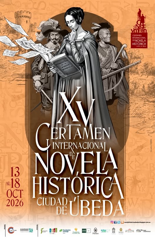 Cartel del XV Certamen Internacional de Novela Histórica Ciudad de Úbeda 2026