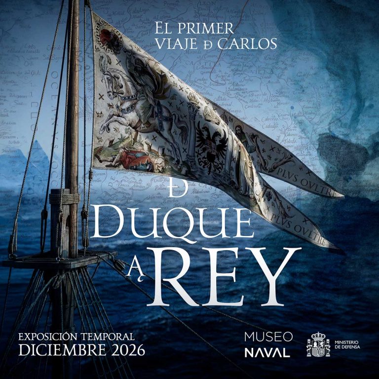 Exposición De duque a rey sobre el primer viaje de Carlos de Habsburgo en el Museo Naval de Madrid