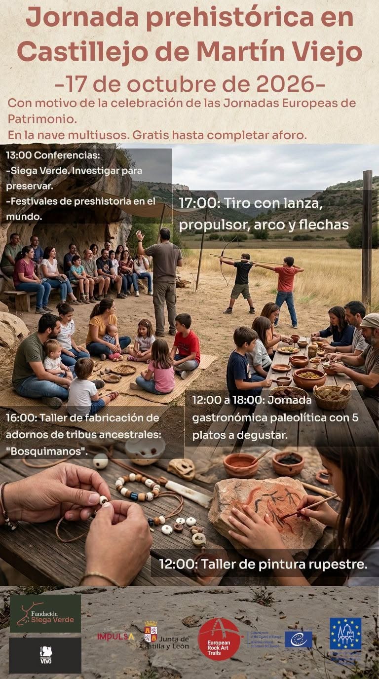Jornada prehistórica de Siega Verde en Castillejo de Martín Viejo 2026