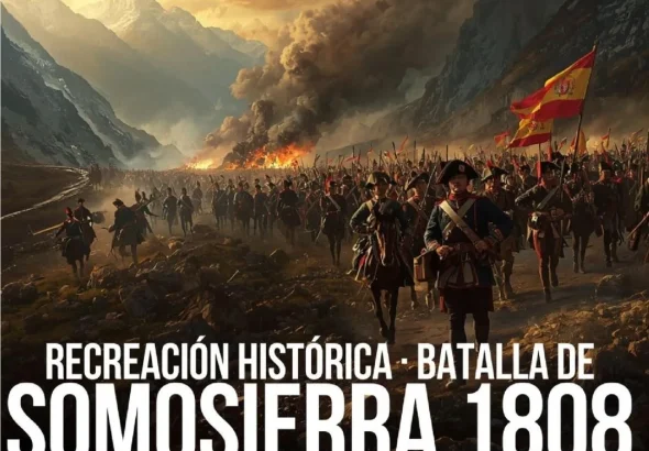 Recreación histórica de la Batalla de Somosierra 2026 en Madrid